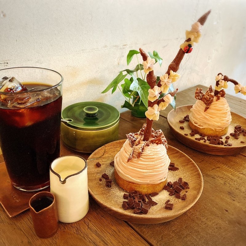 さくらモンブラン(森森舎 カフェ＆陶芸教室)