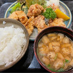 唐揚げ定食6個(北海魚市場)