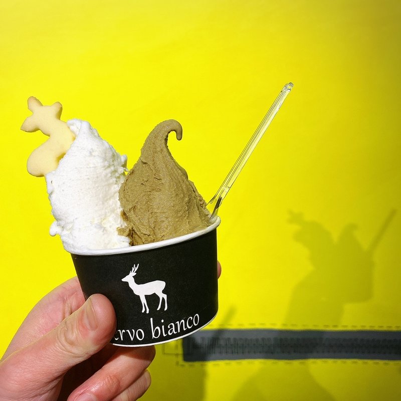 ミルクと大和茶のダブル(cervo bianco)