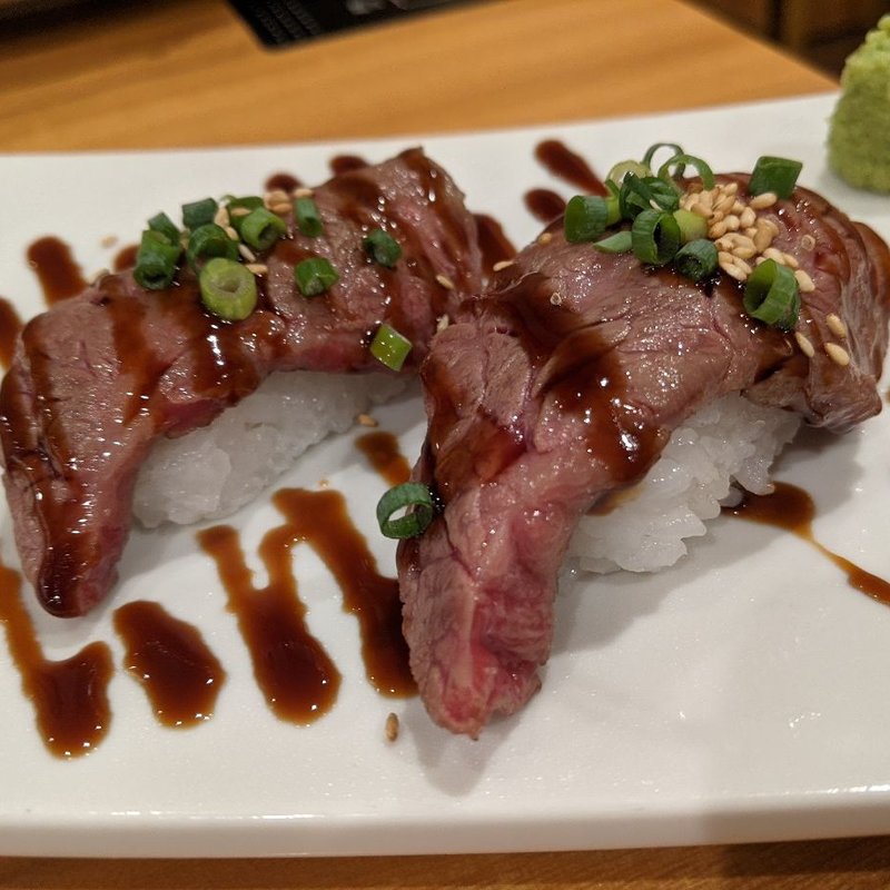 炙り肉寿司(焼肉乙ちゃん 大森ベルポート店)