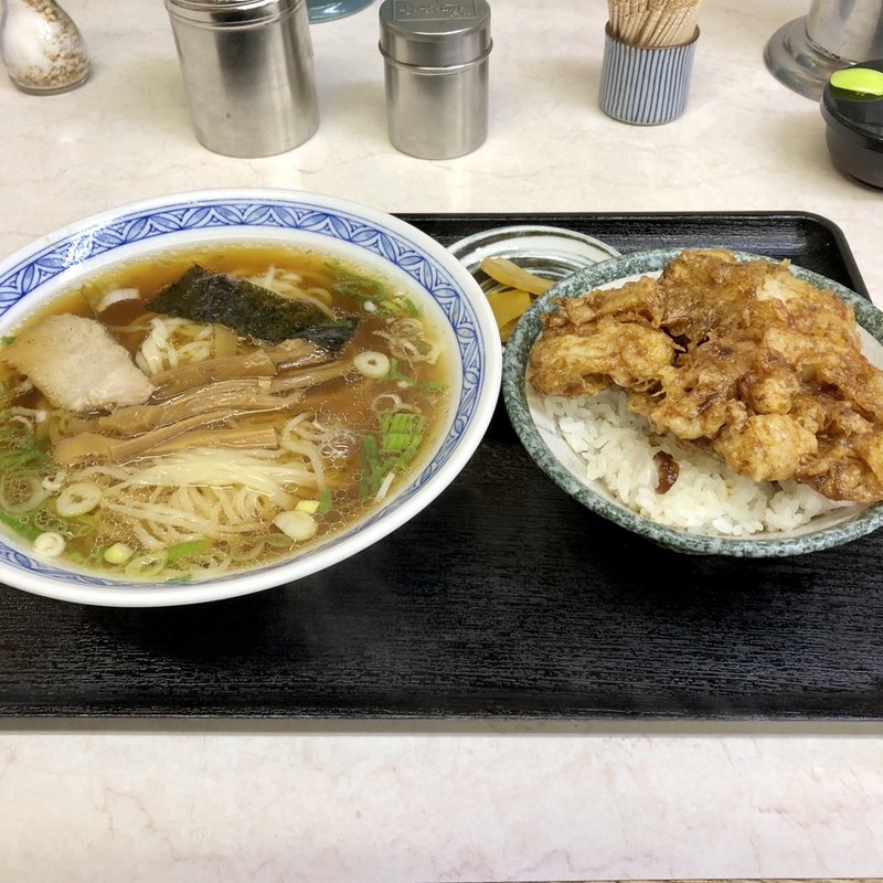 ラーメン・小かき揚(みまつ )