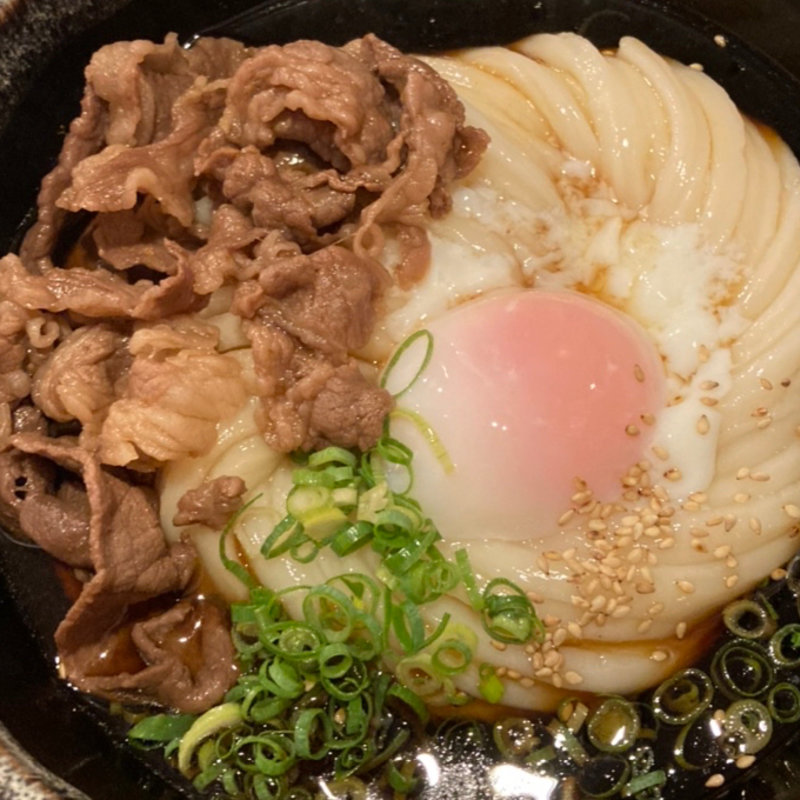 にくたまぶっかけの定食(めん処 つるつる亭 )