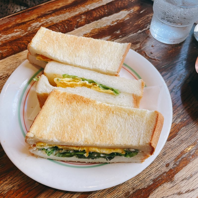 ホットサンド(玉子レタス)(coffee shop MIWAKU （コーヒーショップ ミワク）)