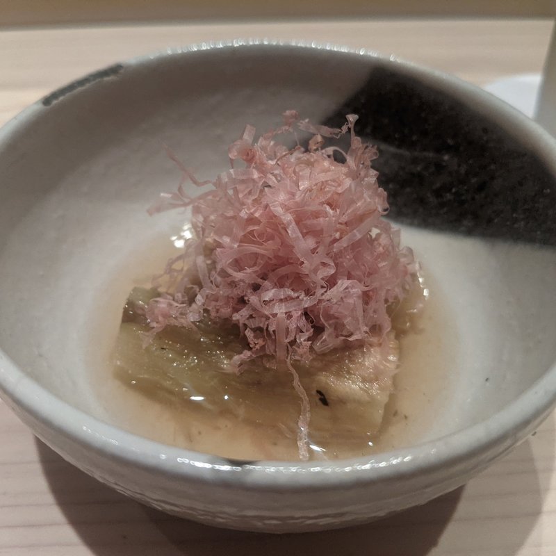 秋茄子煮浸し(鮨利﨑 青山)