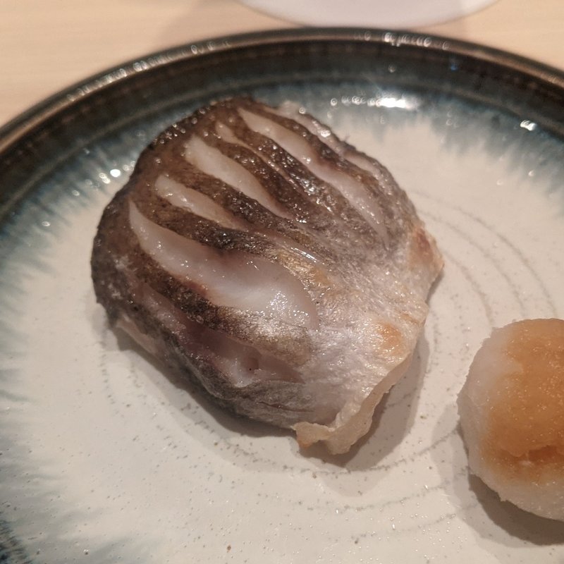 カマス塩焼き(鮨利﨑 青山)