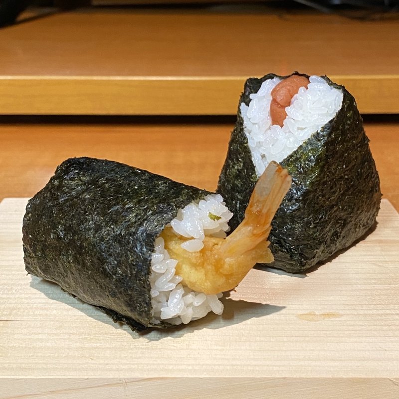 天むす、田舎梅(三角屋)