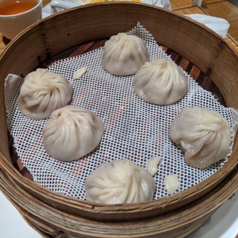 小籠包3種盛り(鼎泰豐 横浜ランドマークプラザ店)