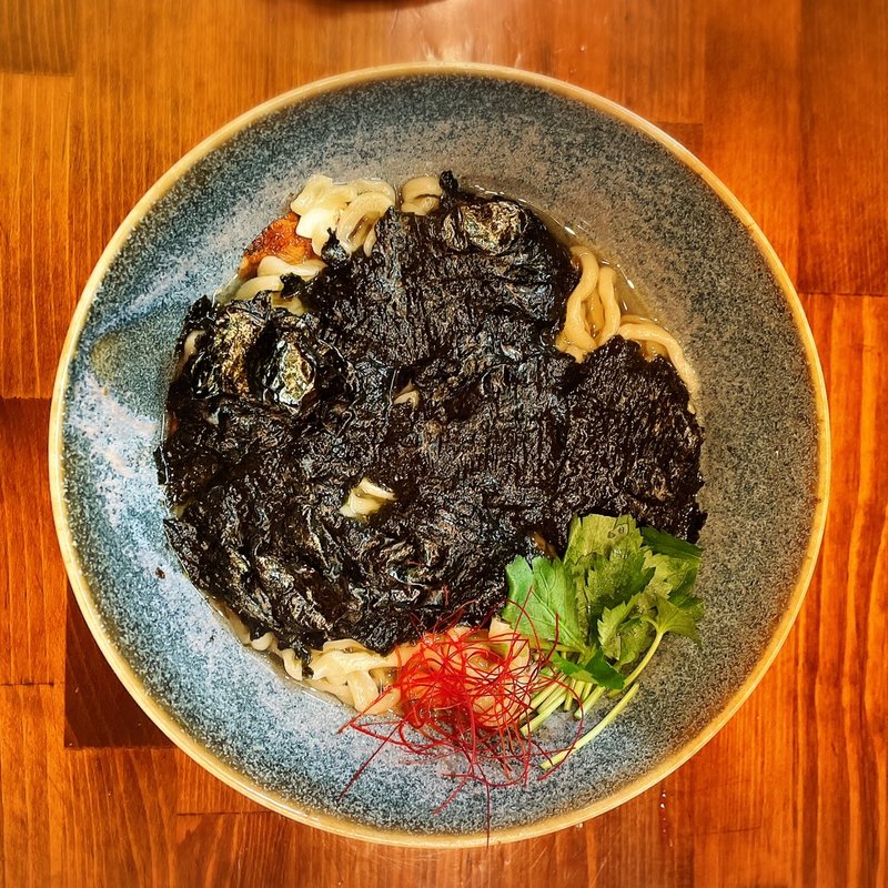 松茸のらーめん(らーめん かねかつ)