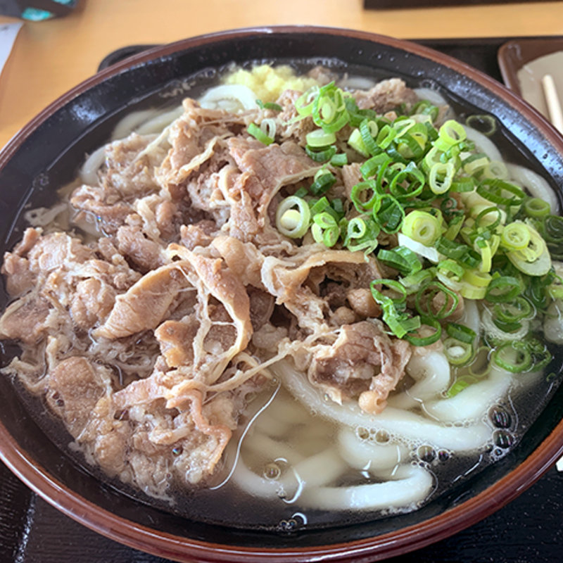 肉うどん(讃岐うどん めん舟)