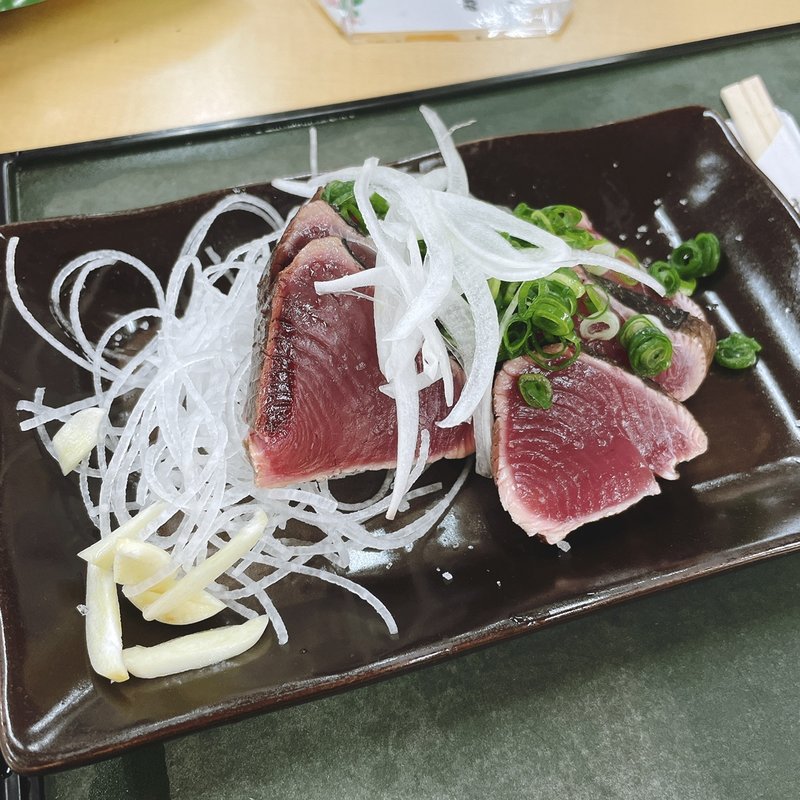 カツオのたたき(道の駅　かわうその里すさき )