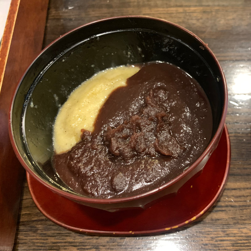 伊豆あんの粟ぜんざい(備屋珈琲店 恵比寿店 （ビンヤコーヒーテン）)