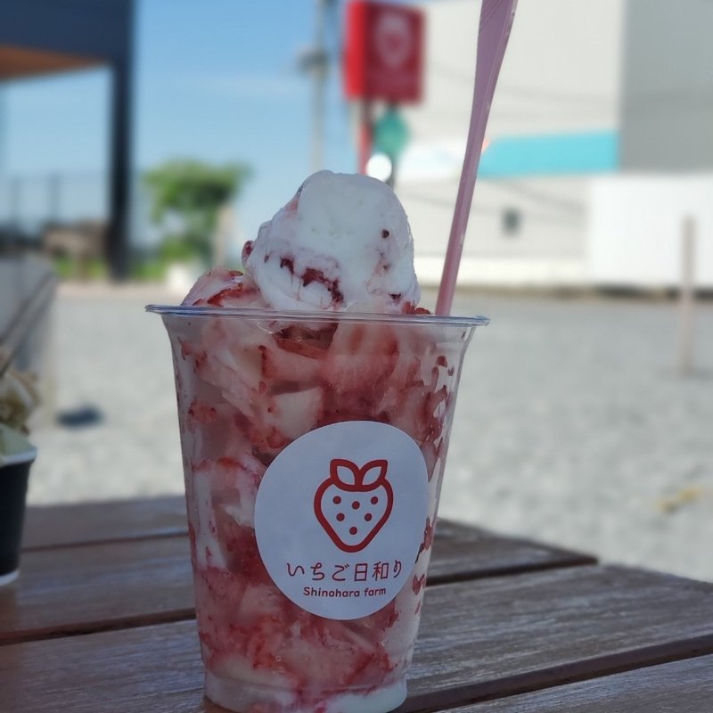 とちおとめミルクジェラート(いちご日和り)