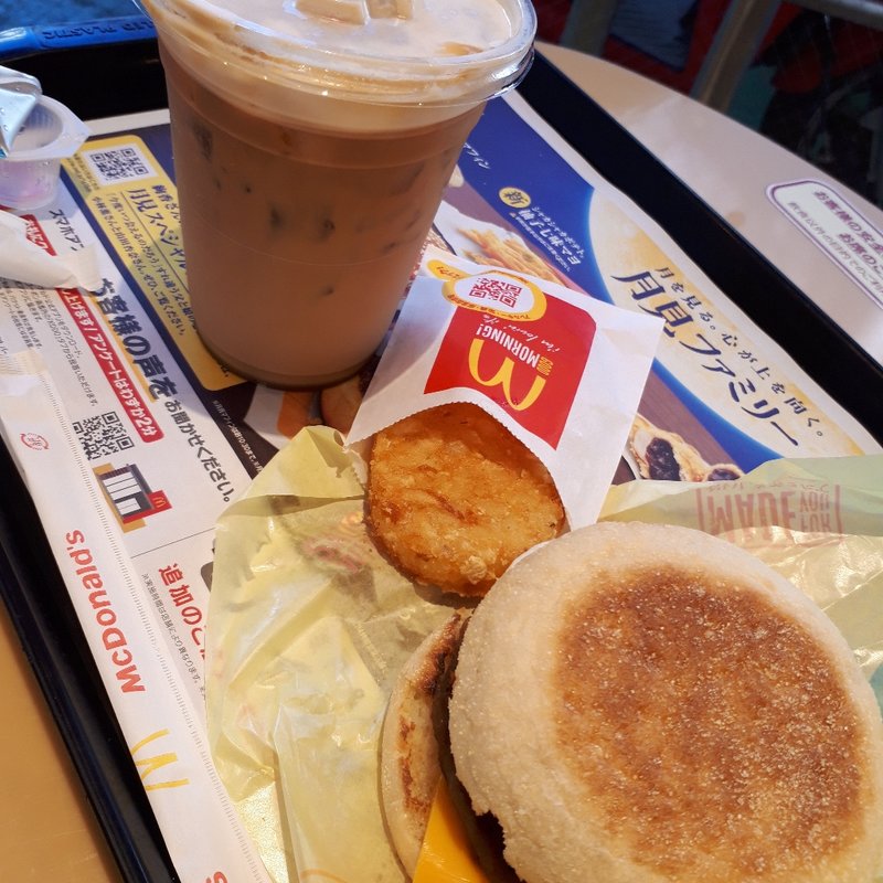 ソーセージエッグマフィンセット　モーニング(マクドナルド みずほ台西口店)