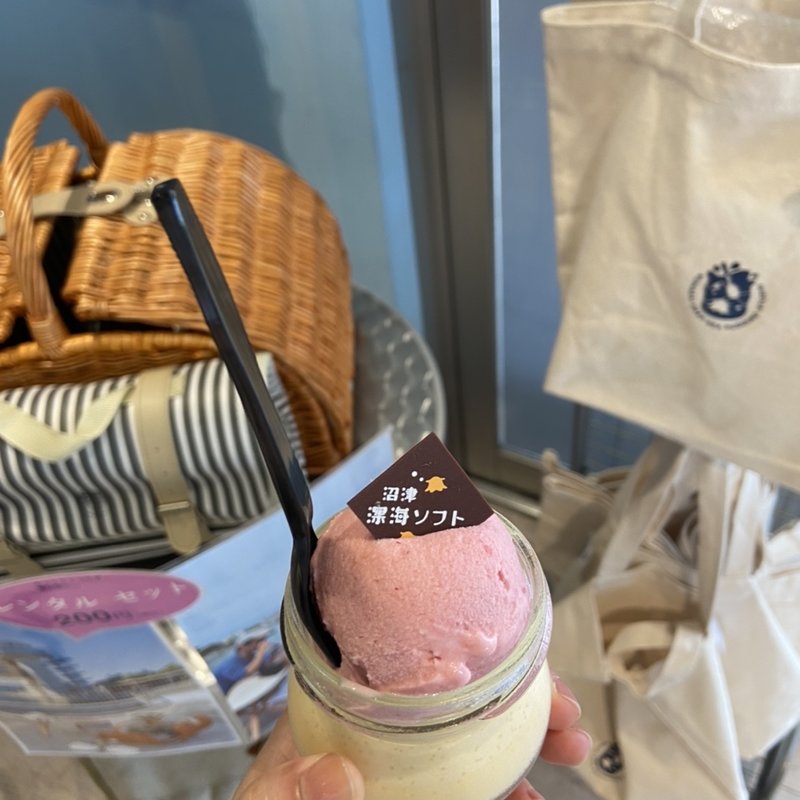 プリンジェラート(青とプリンとジェラートと)