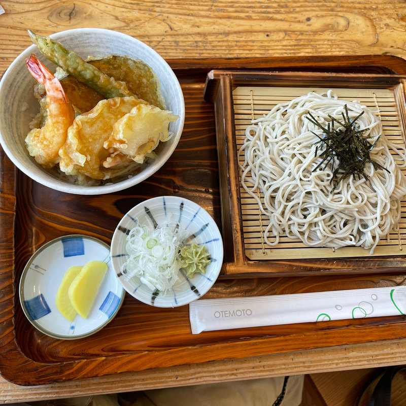 天丼ざるそばセット(しずく庵 )
