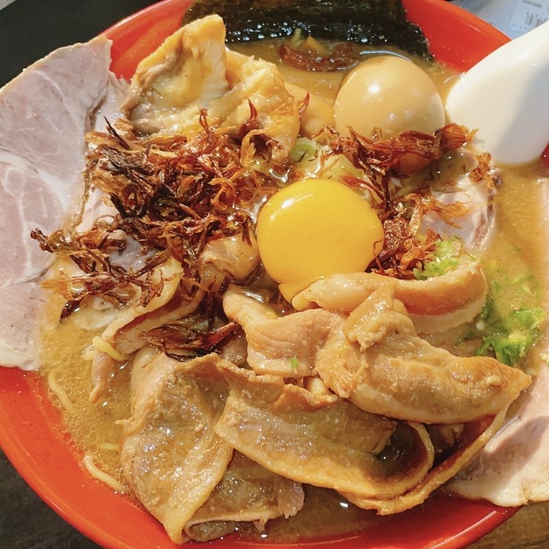 赤貝の不純に鮟鱇17kgスペシャル、つけ玉、大盛り(一条流がんこ総本家分家荒木町)