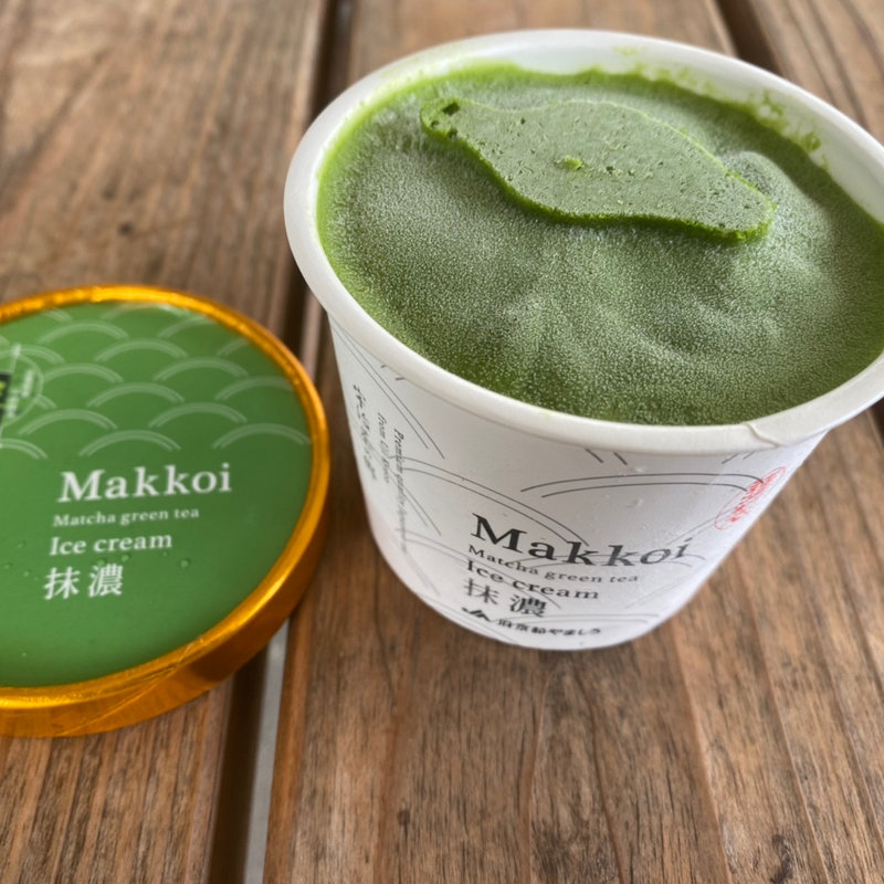 抹濃(アイスクリーム)(やわた流れ橋交流プラザ 四季彩館)