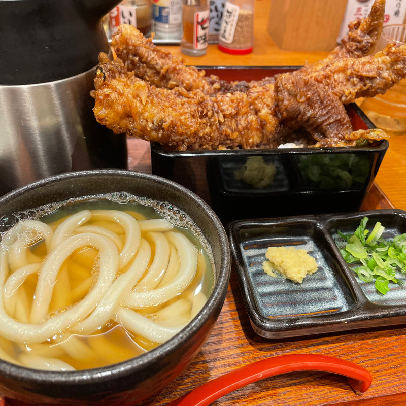 大穴子天重　特上(伊吹うどん)