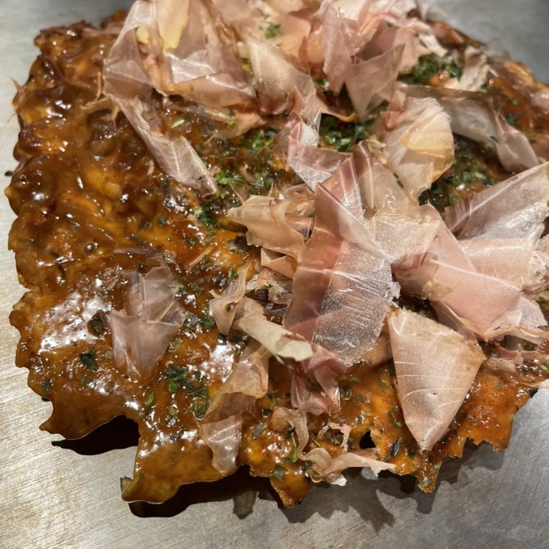 豚、イカ玉(元祖 モダン焼 ねぎ焼 あべとん)