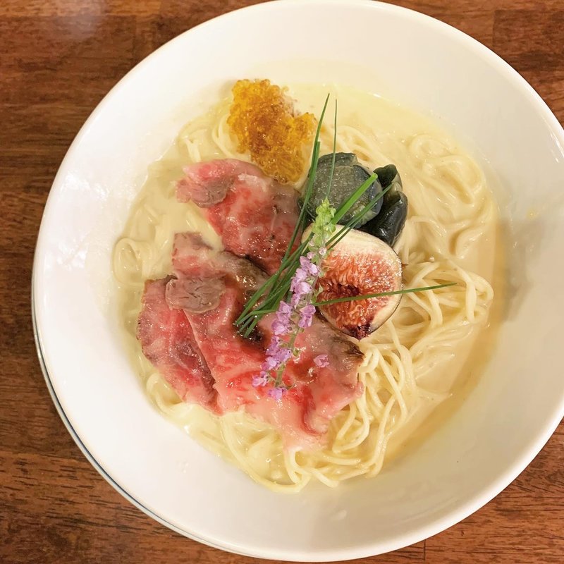 限定　冷やしヴィシソワーズらーめん(海老丸らーめん)