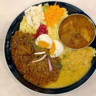 カリー 3種盛り(Curry & Spice Bar 咖喱人)