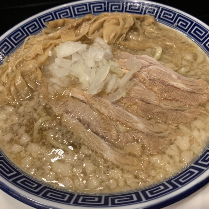 背脂中華そばメンマ(ラーメンなおじ 西新宿店)