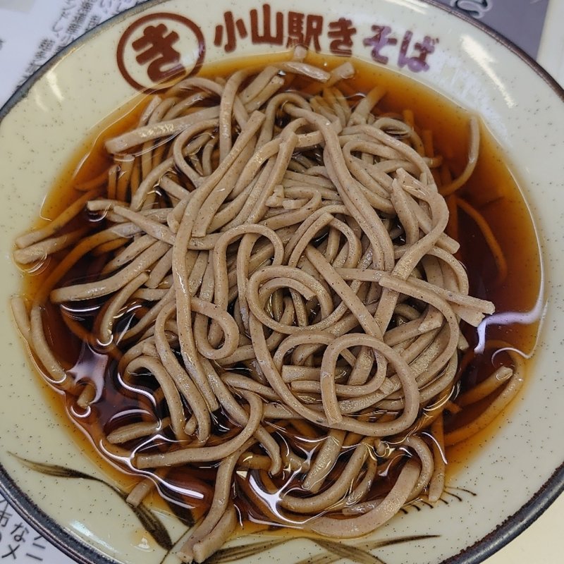 かけそば(きそば 宇都宮線ホーム )