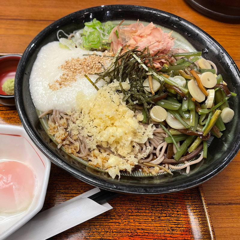 山菜とろろそば(おらが蕎麦 名古屋栄ガスビル店)