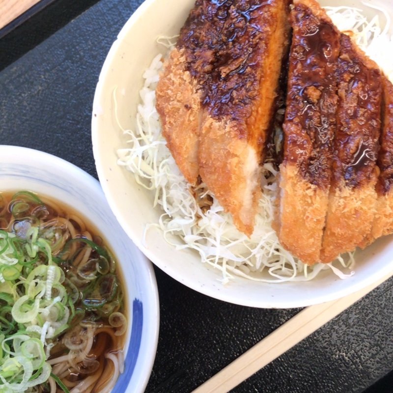 みそかつ丼 小そばセット(どんどん庵 伏見店)