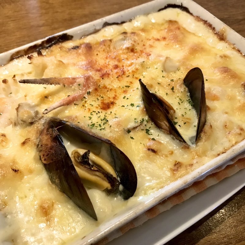 シーフードグラタン(カフェ ド ムッシュ 姫路店)
