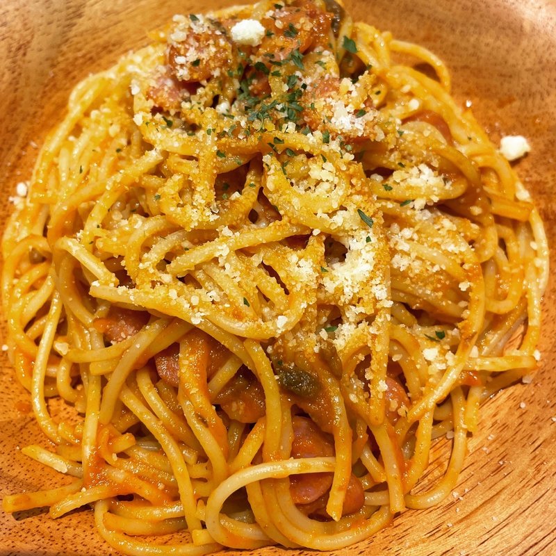 自家製ケチャップソースのナポリタン(サイゼリヤ 梅田センタービル店)