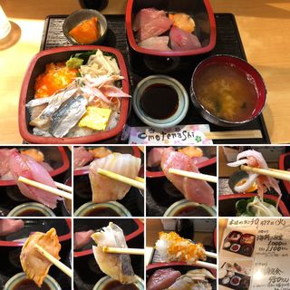 海鮮二段重(さかなの目玉 )