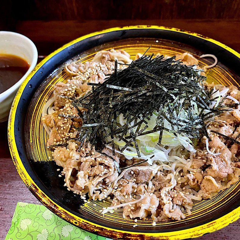 肉つけそば(生そば玉川 池袋東口店)