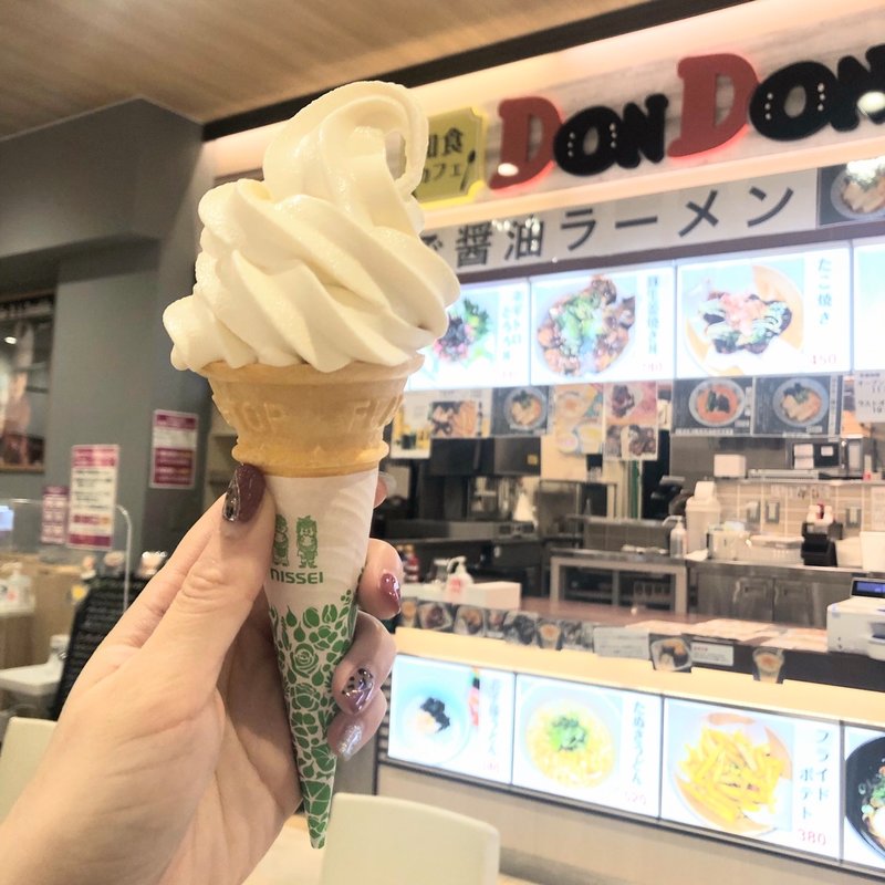 ソフトクリーム(和食カフェ DON DON)