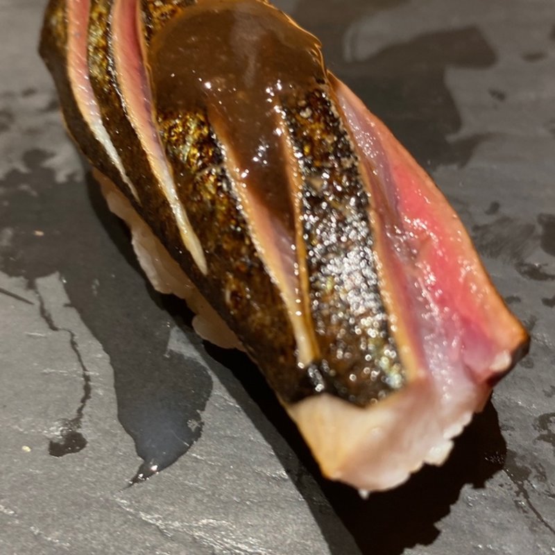 秋刀魚握り(SUSHI TOKYO TEN、横浜)
