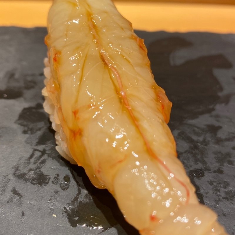ボタン海老握り(SUSHI TOKYO TEN、横浜)