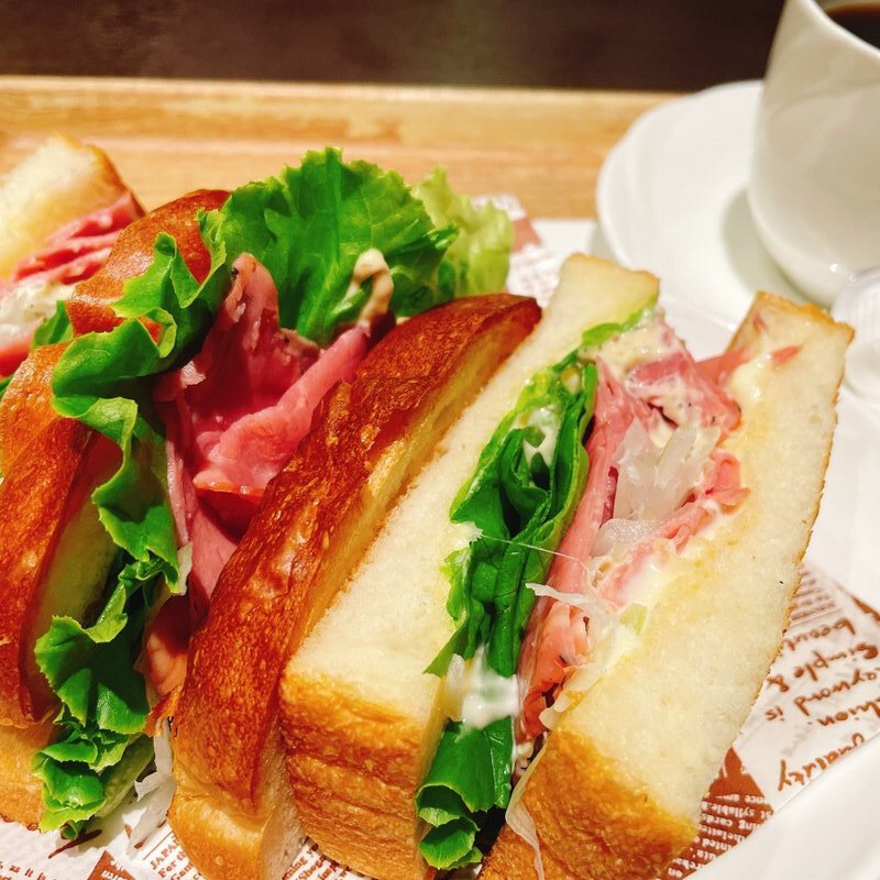 バストラミビーフサンドセット(志津屋 三条店 （SIZUYA）)