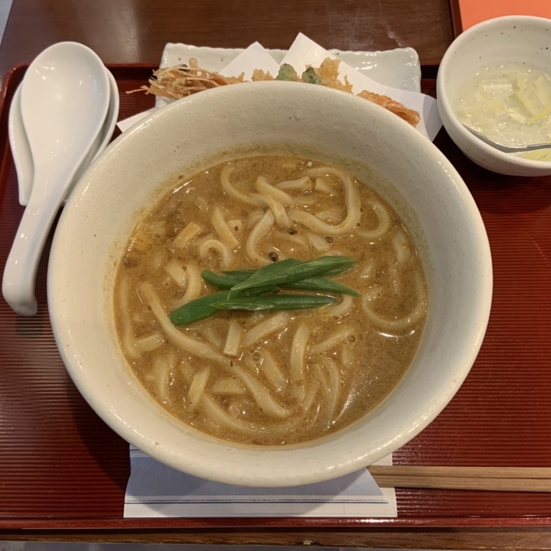 天使のえび天カレーうどん(古奈屋 巣鴨本店)