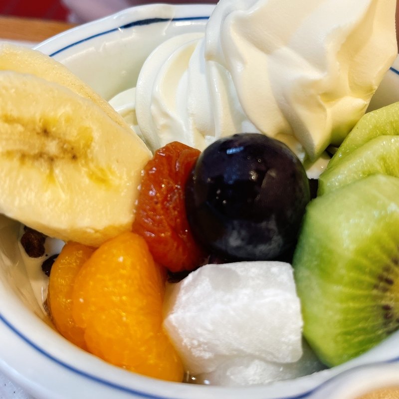 フルーツクリームあんみつ(あんみつ　みはし　上野本店)