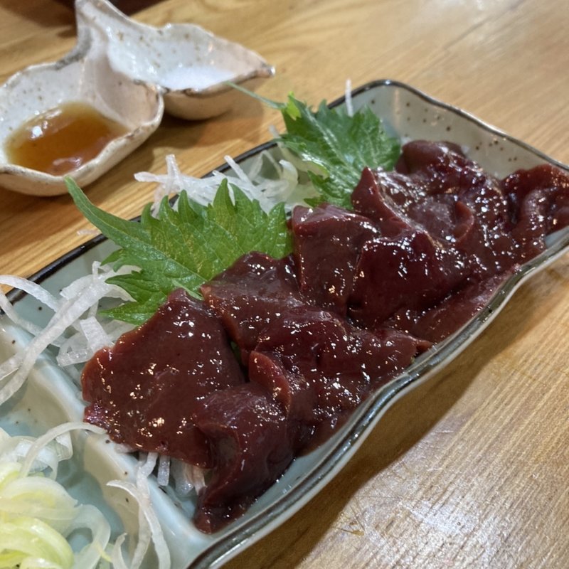 馬肉レバ刺し(鳥勢 )