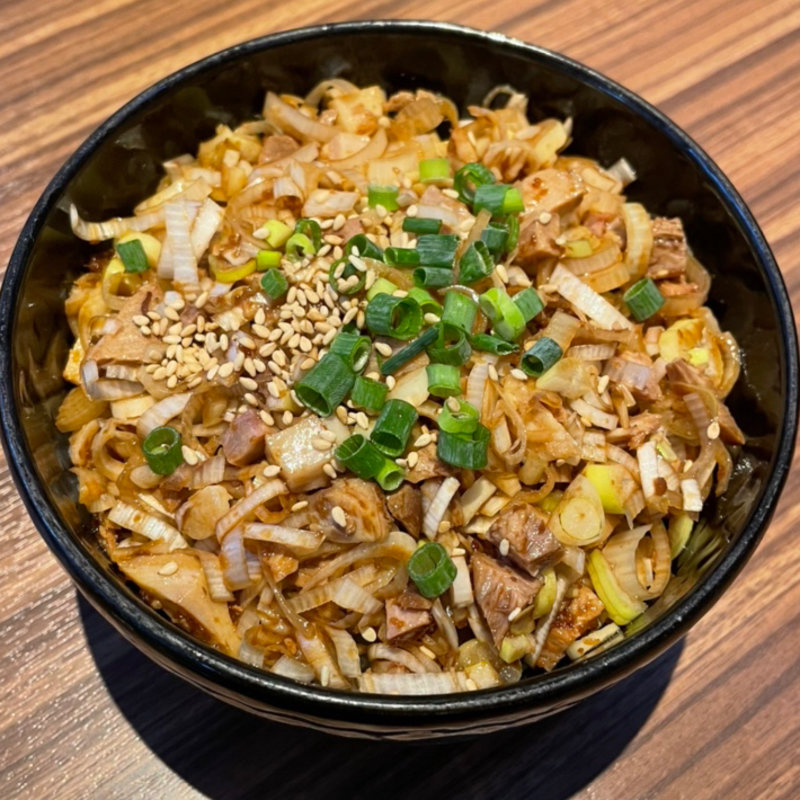 ネギチャーシュー丼(究極ラーメン 横濱家 都筑インター店)