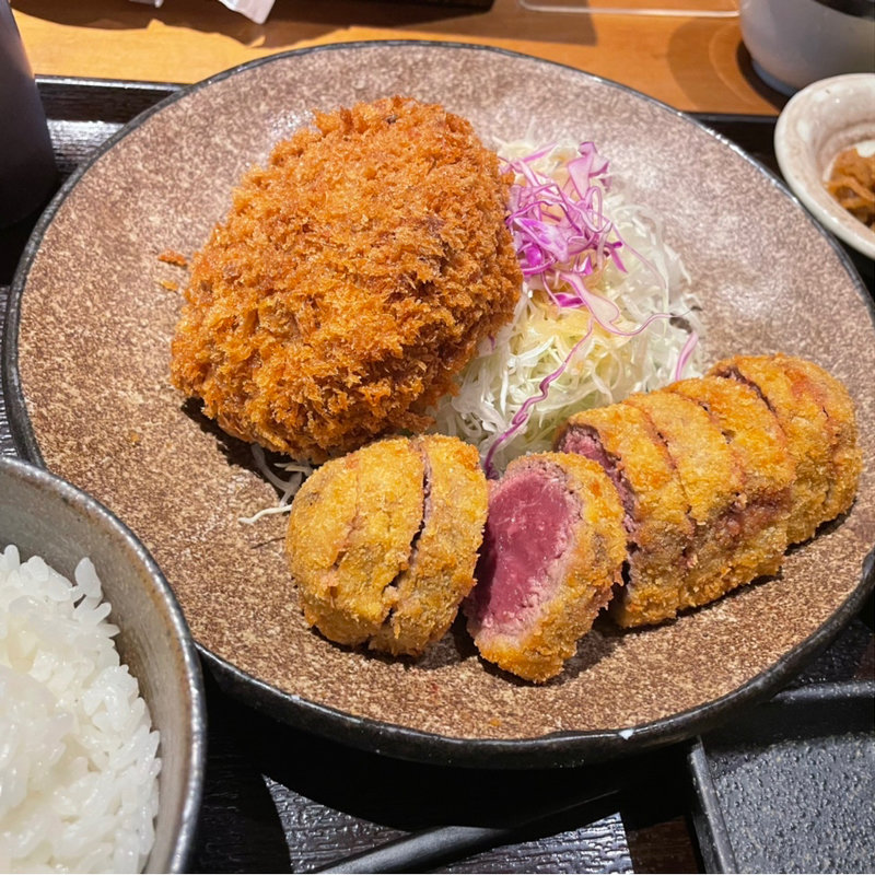牛カツ定食(牛かつ いち華 )