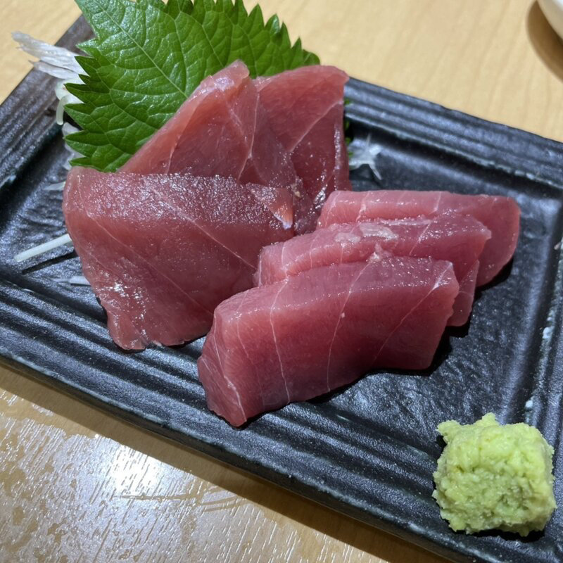 マグロ刺し(個室接待・打ちたて蕎麦 永山)