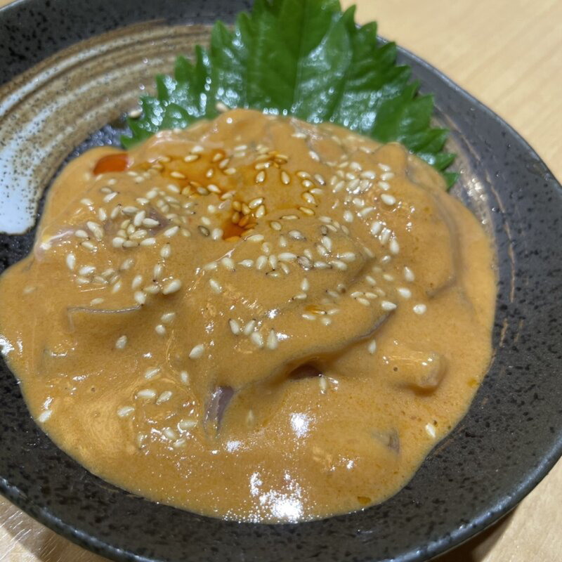 鯛胡麻和え(個室接待・打ちたて蕎麦 永山)