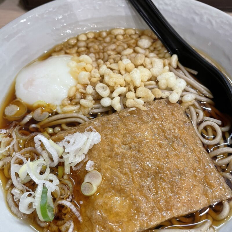 とろ玉そば(駅そば 清流そば 国分寺)