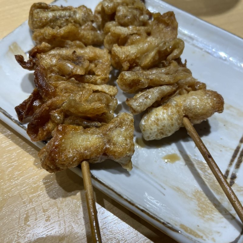 とり皮(個室接待・打ちたて蕎麦 永山)