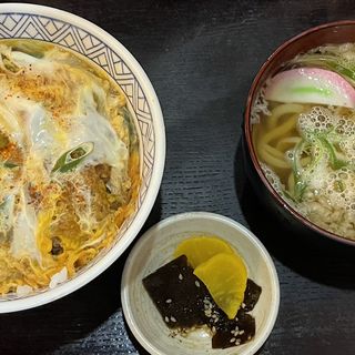 カツ丼定食(手作りうどん 喜作)