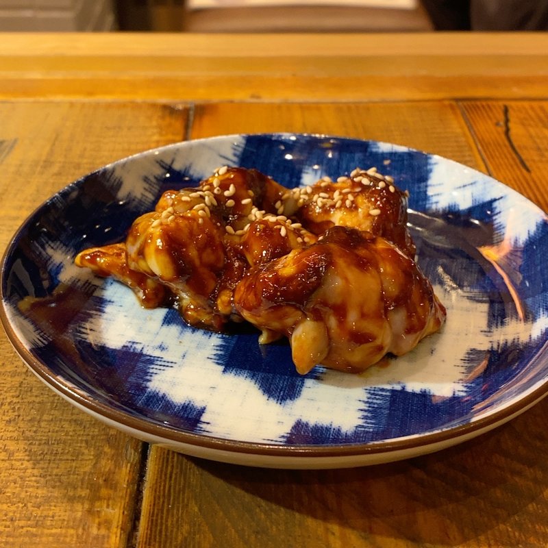 牛ホルモン脂付き(焼肉ホルモン やば 名駅三丁目店)