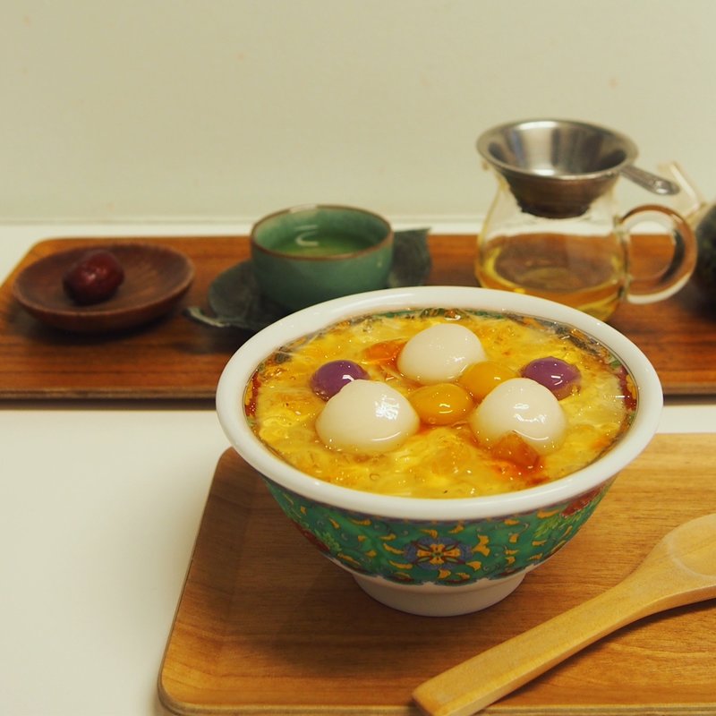 桃膠丸子双皮奶(甘露)