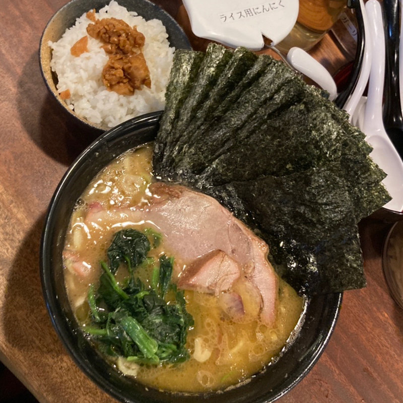 ラーメン+海苔＋ライス(クックら)